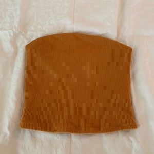 GARAGE ORANGE MIDI TUBE TOP! size M